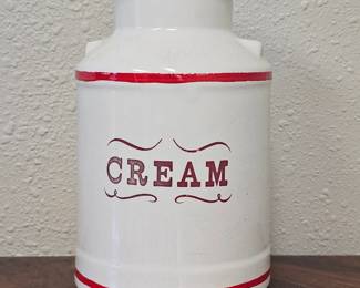 Cream Cookie Jar