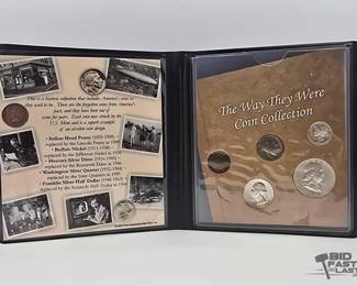 1625  The Way They Were Coin Set  5 Coins incl. 1961 Franklin Half Dollar
