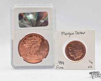 1753 2 Copper Rounds