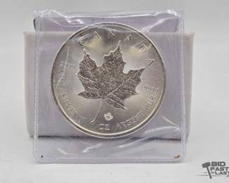 600  2021 Canadian Maple Leaf .9999 Silver Coin, 1ozt