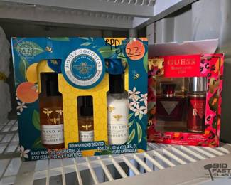 4122  Honey Goodness Bath and Body, and Guess Body Fragrances