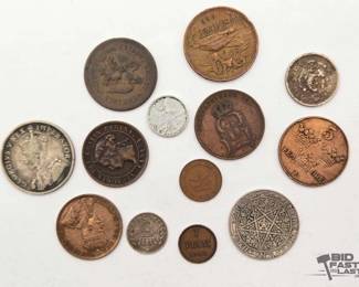 1720  Foreign Coin Lot Victoria Canada, George V, 1912 Penni, 1950 Deutschland