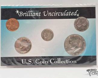 1599  1981 Brilliant Uncirculated U.S. Coin Collection Card  5 Coins