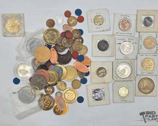 1770  Mixed Tokens Lot OPA Point Tokens, Alaska Yukon Pacific Exposition Medal