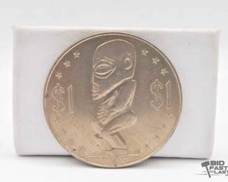 1708  1972 Cook Islands $1 Coin