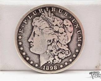 1304  1898 Morgan Silver Dollar