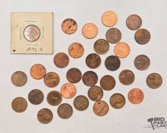 1614  Lincoln Pennies