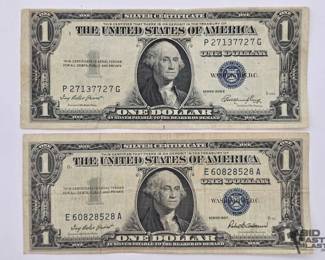 1504  2 $1 Silver Certificates