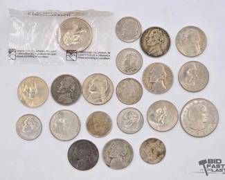 1632  U.S. Mixed Coins 1979 Susan B. Anthony Dollar, 2008 Arizona State Quarter