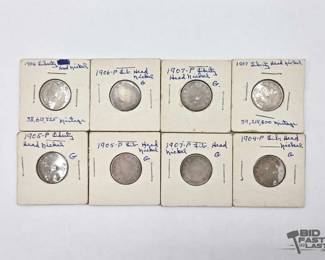 1606 Barber Nickels