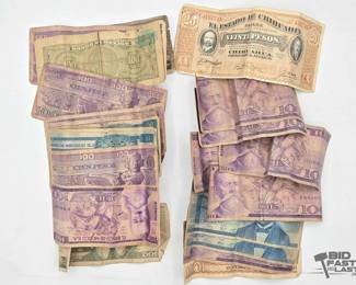 1716  Mexican Pesos Banknotes