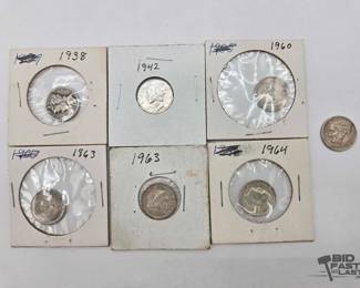 1400  Mercury and Roosevelt Dimes