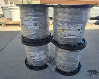 2404  4 1000 Rolls of Carol 14 Gauge Shielded Wire