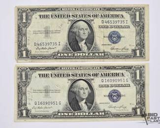 1500 2 1935 1$ Silver Certificate Dollars