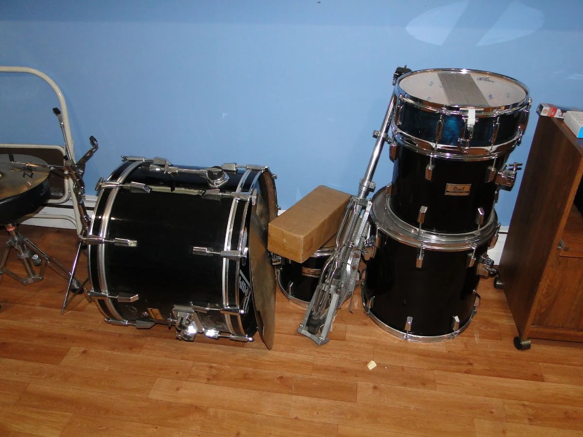 Gretsch and Pearl Drums