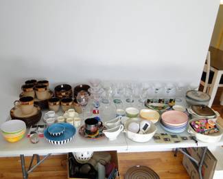 Dishes, glasses