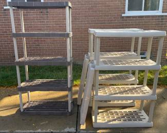 3 Plastic Shelves $30 each