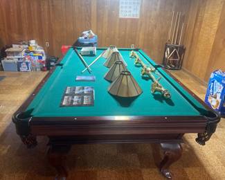 Olhausen  4’6”x9’ Brand New Felt , Sommerset Edition ,Complete with lighting,Cues,Cue Holder,& misc. $1,600 over $7,000brand new