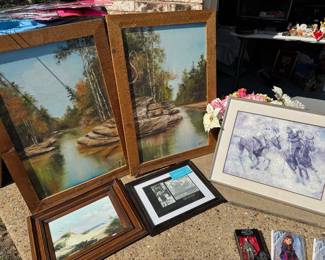 Orignal Oils by Texas Artist and numbered art and oils