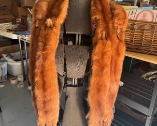 Antique body form and stole