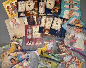 American Girl and other paper dolls