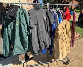 Vintage sports and concert tee as well as sport shirts