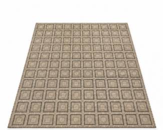 20 TreasureGardenLatticeBlackTeakOutdoorRug