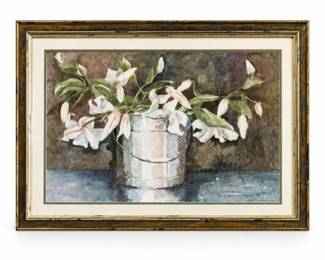 11 GinnyONeillSignedFramedFloralStillLifeArt