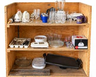 14 LargeMixedKitchenwareGlasswareLot