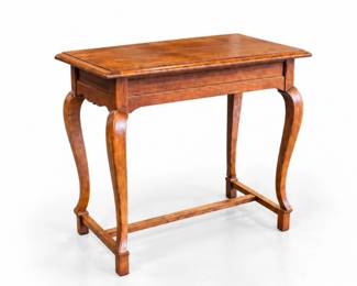 29 VintageQueenAnneCherryWoodSideTable