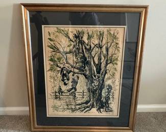 Anne Ross The Climbing Tree Limited Edition Print