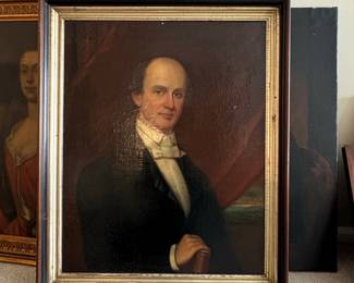 19th Century American School Portrait Painting