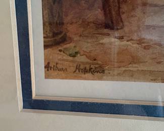 Vintage Framed Art Print After Arthur Hopkins