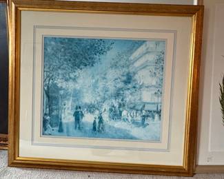 Renoir Boulevard Print by New Century Picture Corp