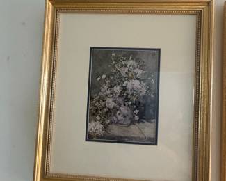 Vintage Floral Still Life Print (After Pierre-Auguste Renoir)