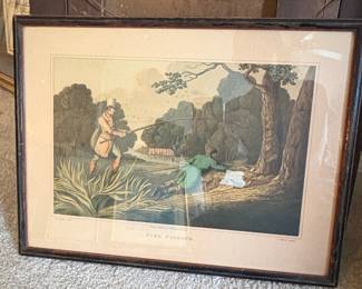 Henry Alken Pike Fishing Print