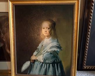 Johannes Cornelisz. Verspronck 'Girl in a Blue Dress' Reproduction