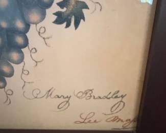 Mary Bradley Basket of Fruit Reproduction Print