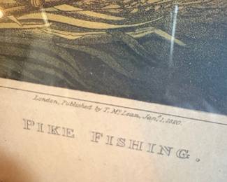 Henry Alken Pike Fishing Print