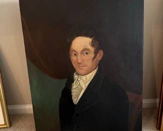 19th Century American Folk Art Portrait