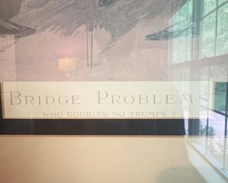 Bridge Problems: Who Doubled No Trumps? Print by L. Raven-Hill