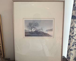 Richard Calvo 'River View' Framed Print
