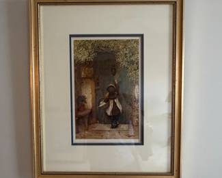 Vintage Framed Art Print After Arthur Hopkins