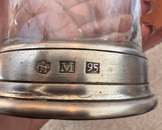 Cynthia Tinworth Pewter Base Whisky Tumbler