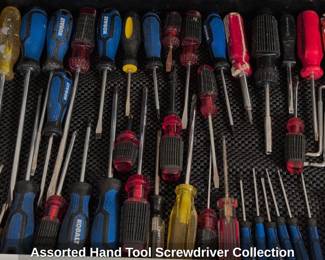 Assorted Hand Tool Screwdriver Collection