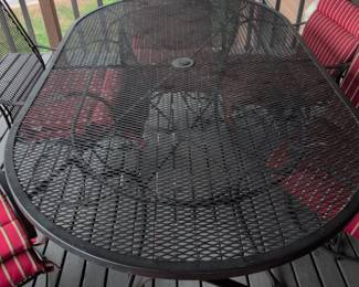 Wrought Iron Patio Dining Set third image