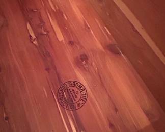 Lane Cedar Chest with Heart Motif fourth image