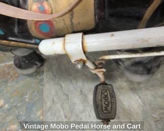 Vintage Mobo Pedal Horse and Cart fourth image