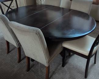 Contemporary Dining Set with Mixed Seating
