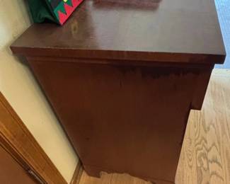 Vintage Maple ThreeDrawer Nightstand third image